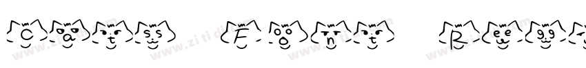 Cats Font Regular字体转换